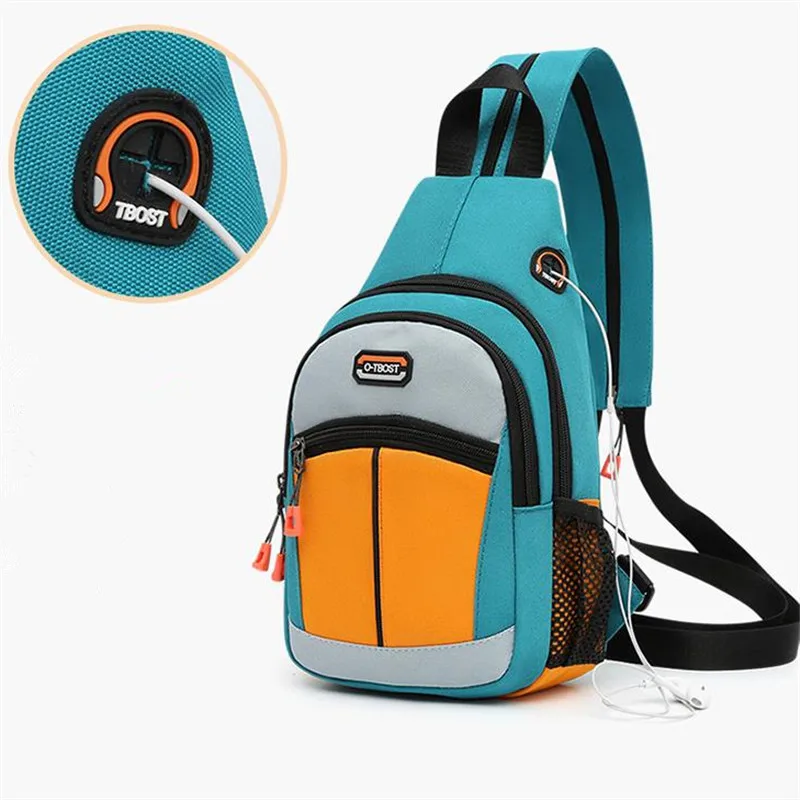 Women's Large Capacity Sling Bag Adjustable Strap, Multi Pocket Crossbody Chest Pack for Men Travel Sports for Daily Commute