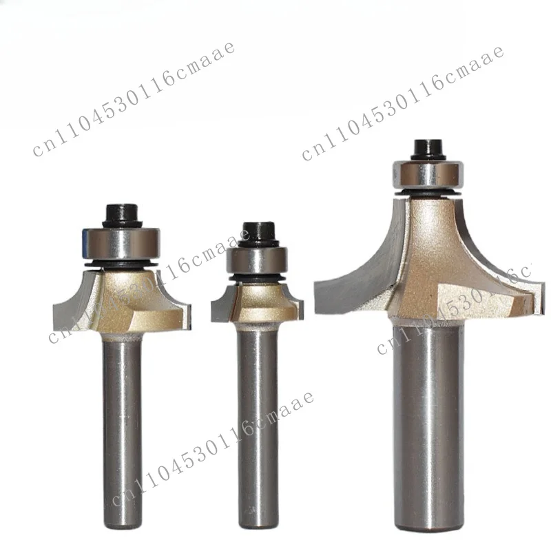 Rounded knife bearing woodworking tool trimming machine bakelite milling engraving machine 1/4 round