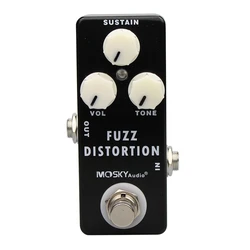 MOSKY BLACK RAT Guitar Effect Pedal Distortion True Bypass Classic T-turbo Parts & amp; Audio Stage Accessories