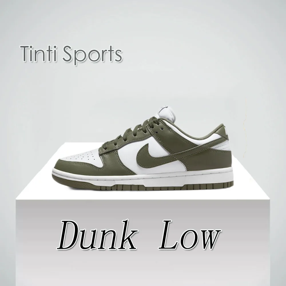 NIKE Original Men's and Women's shoes New Arrival  DUNK LOW Sneakers Anti-slip and wear-resistant plate shoes