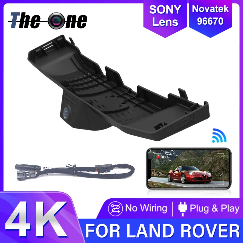 New! Plug and play Dash Cam 4K UHD 2160P Car Video Recorder DVR Night Vision for Land Rover Defender L663 2020-2026 Dashcam