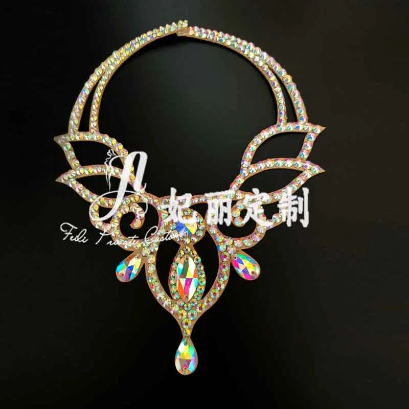 op maat gemaakte Oosterse Buikdansornament Competitie Prestaties Tailleketting Oorbellen Armringen Armband Beenaccessoires