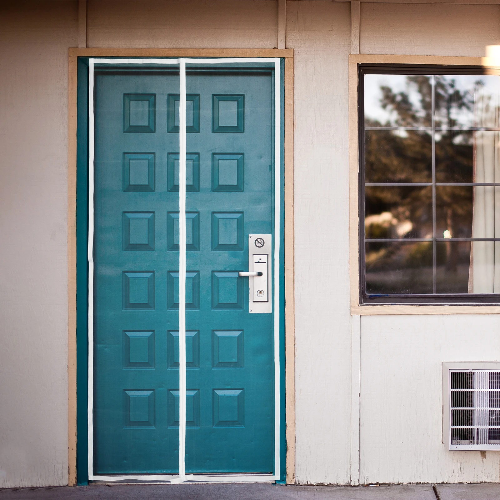 

Cat 32X80Inch Heavy Duty Pet Screen For Dogs Small Animals Zipper Mesh Cat Door Ventilation Pet Escape Prevention Screen