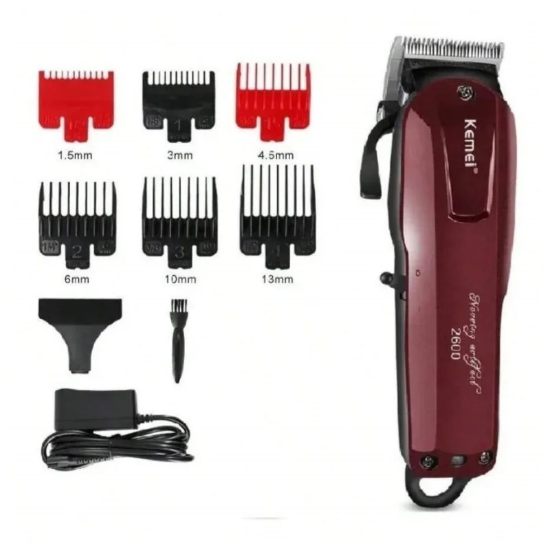 Kemei 2600 Professional Men's Hair Clipper Adjustable Electric Hair Clipper Professional Hair Clipper Clipper Hair Clipper