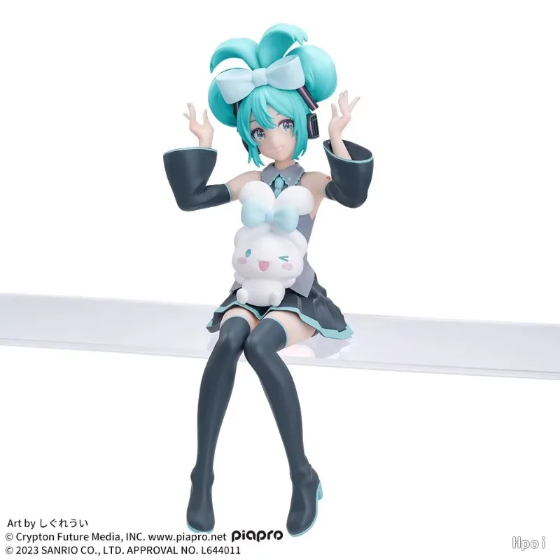 

Оригинальные фигурки SEGA PM Chokonose Hatsune Miku Cinnamoroll Sanrio Piapro, 18 см, модели прилегающих фигур и красавиц