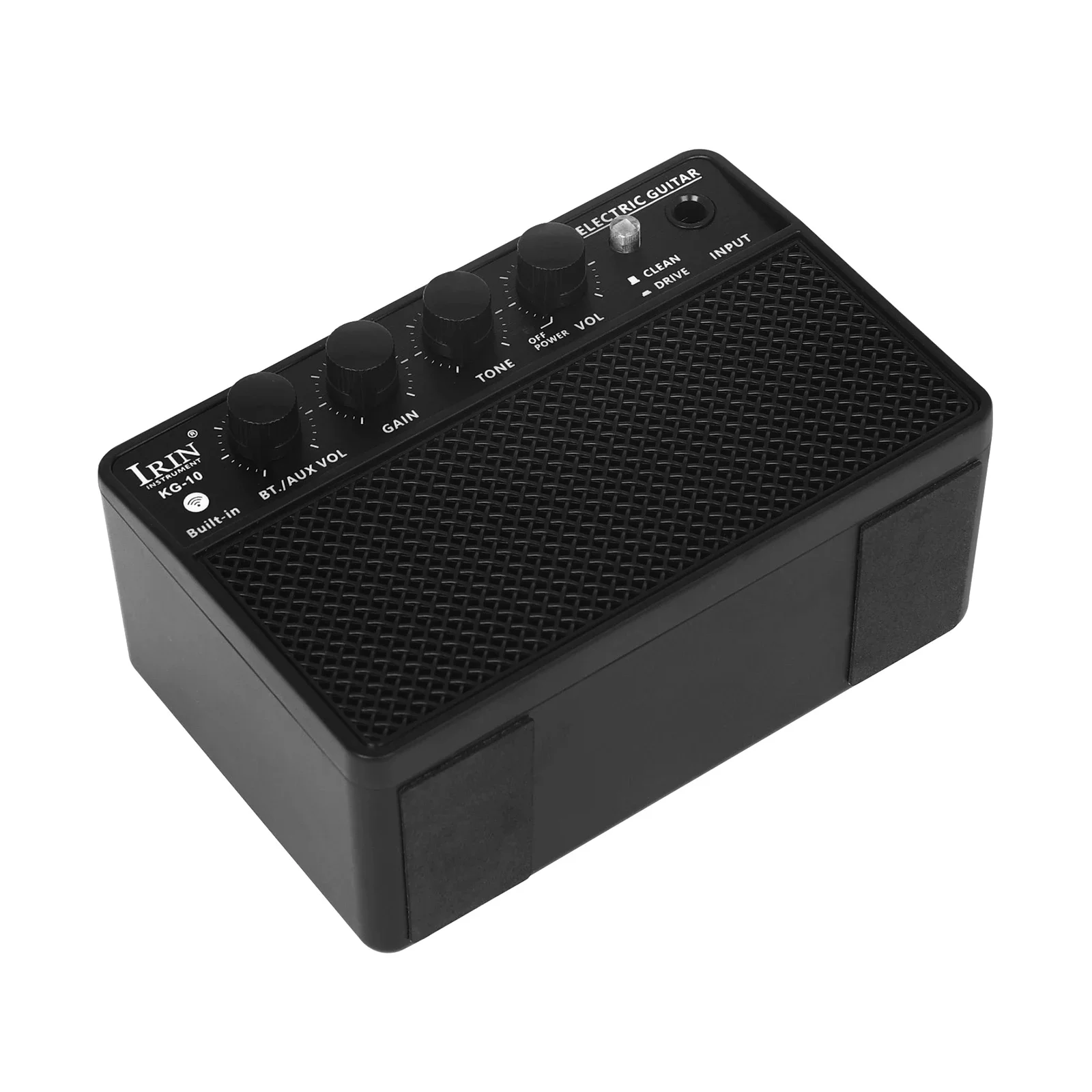 IRIN KG-10 Electric Guitar Amplifier 10W Bluetooth Acoustic Guitar Speaker Portable Mini Instrument Amplifier Amp Accessories