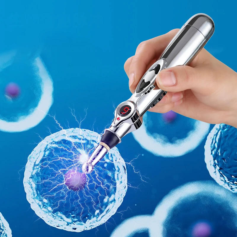 &Electronic Acupuncture Pen Meridian Energy Acup Meridian Massage Pen Boxed Energy Circulation Massage Pen Physiotherapy