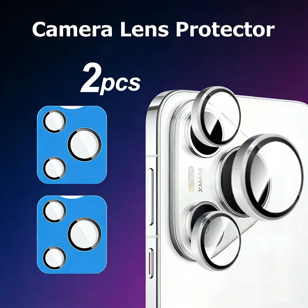 2pcs Tempered Glass Lens For Huawei Pura 90 Pro Max/90 Pro/90/Pura 80 Pro/Pura 80 Ultra/Pura 80 Camera Lens Protector Back Cover