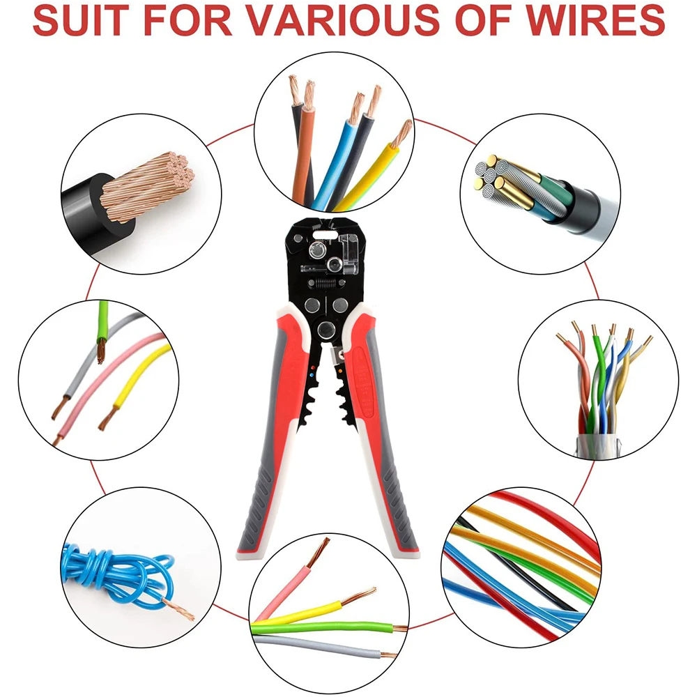 Upgrade Wire Stripper Tools Multitool Pliers Automatic 3 In1 Stripping Cutter Crimping Cable Wire Electrician Repair Tools