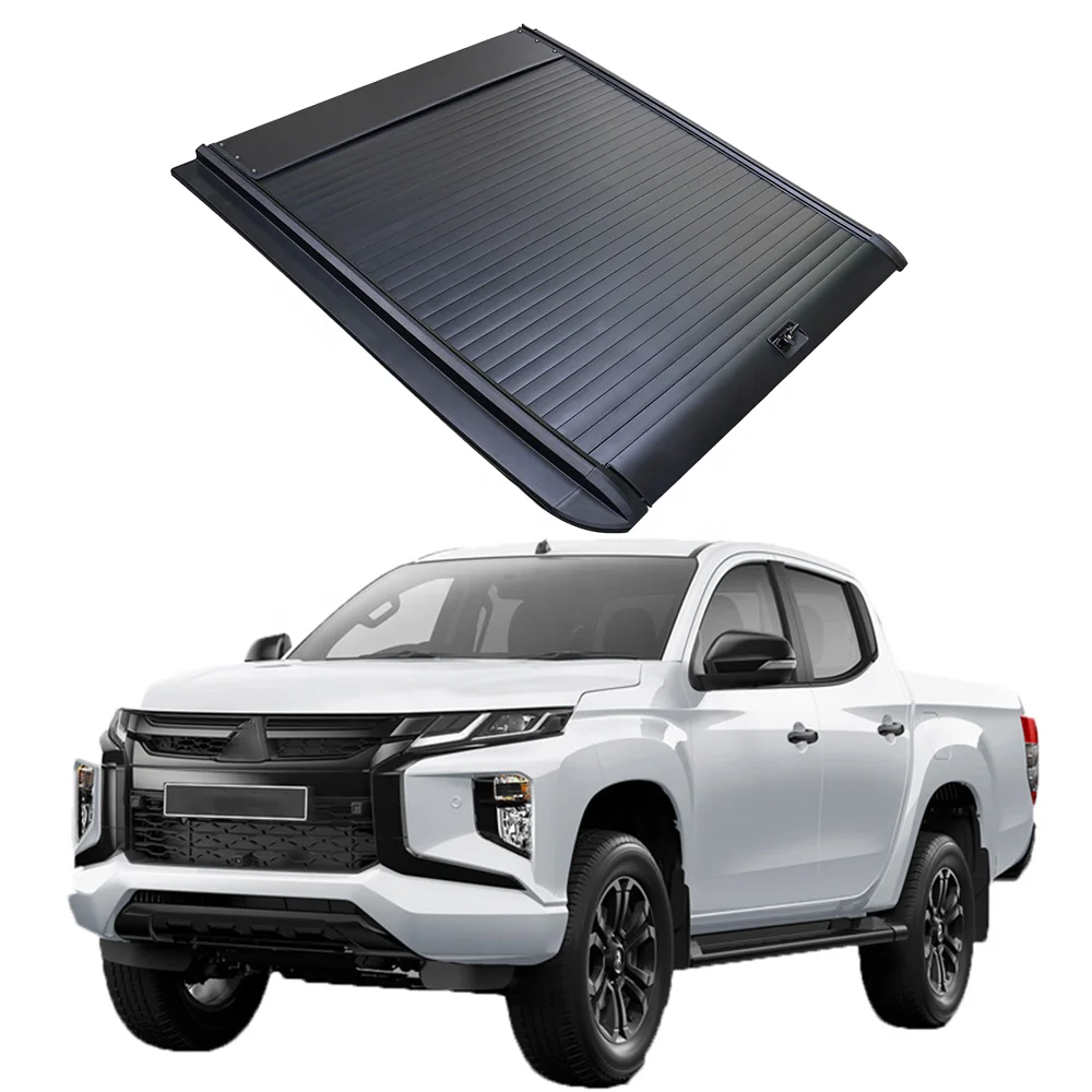 

4x4 Car Accessories Retractable aluminum roller shutter roll up tonneau cover for mitsubisi Triton