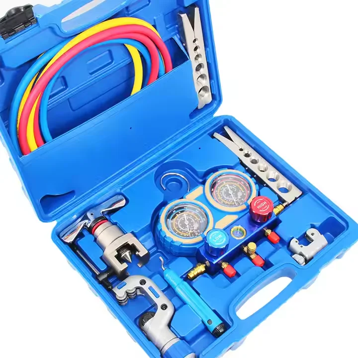 Fluorinated Pressure Gauge and Flaring Tool Set CT-8A HVAC Refrigeration & Air Conditioner Hand Tools Other Tool Sets