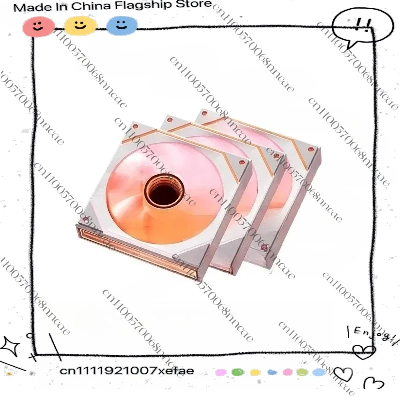 

V2 Case Fan ARGB Lighting Godlight Synchronized Small 4P Speed Control Forward and Reverse Blade Case Fan