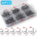 No.8 18 Silve 60PCS