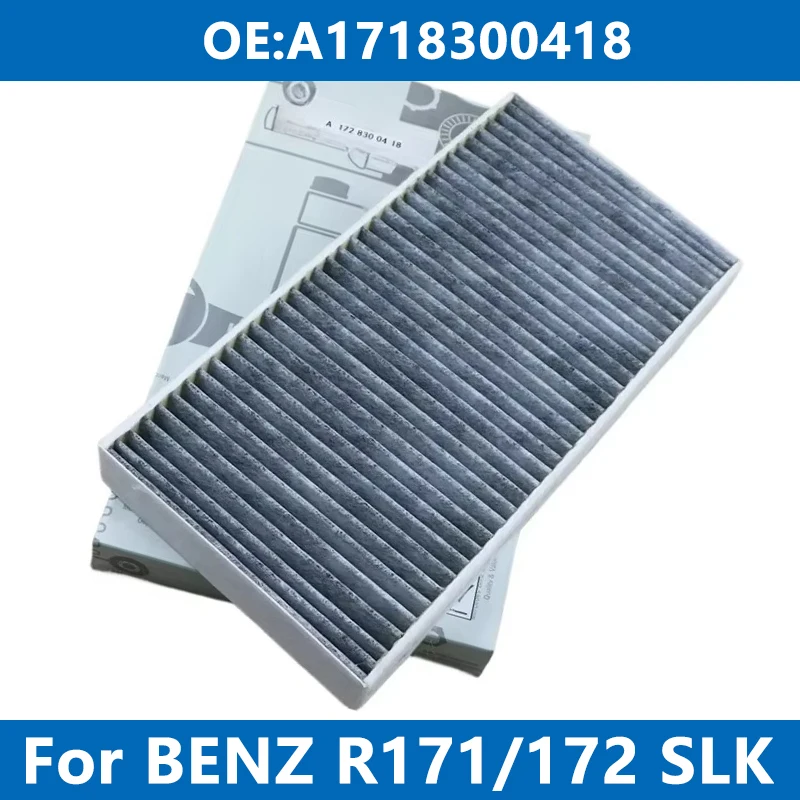 

Car Cabin Filter Air Conditioner A1718300418 For Mercedes Benz R172 R171 SLC180 200 250d 300 SLC43 SLK55 AMG SLK200 250CDI