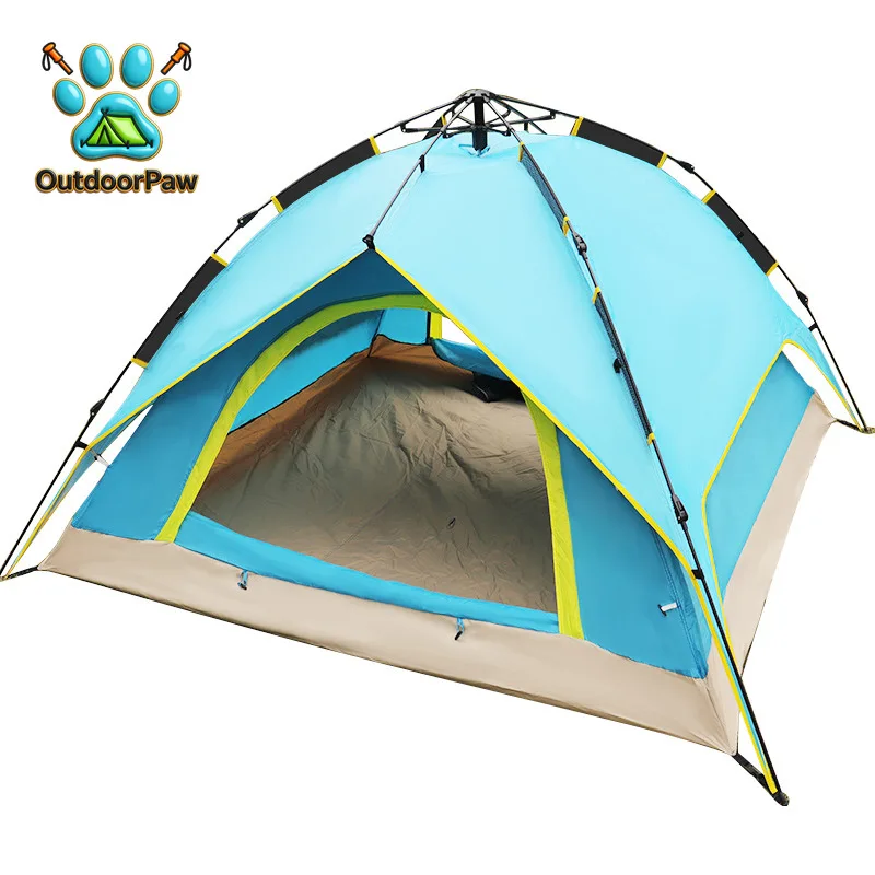 Cross-border outdoor camping tent automatic installation-free portable folding tent quick opening rain and sun protection campin