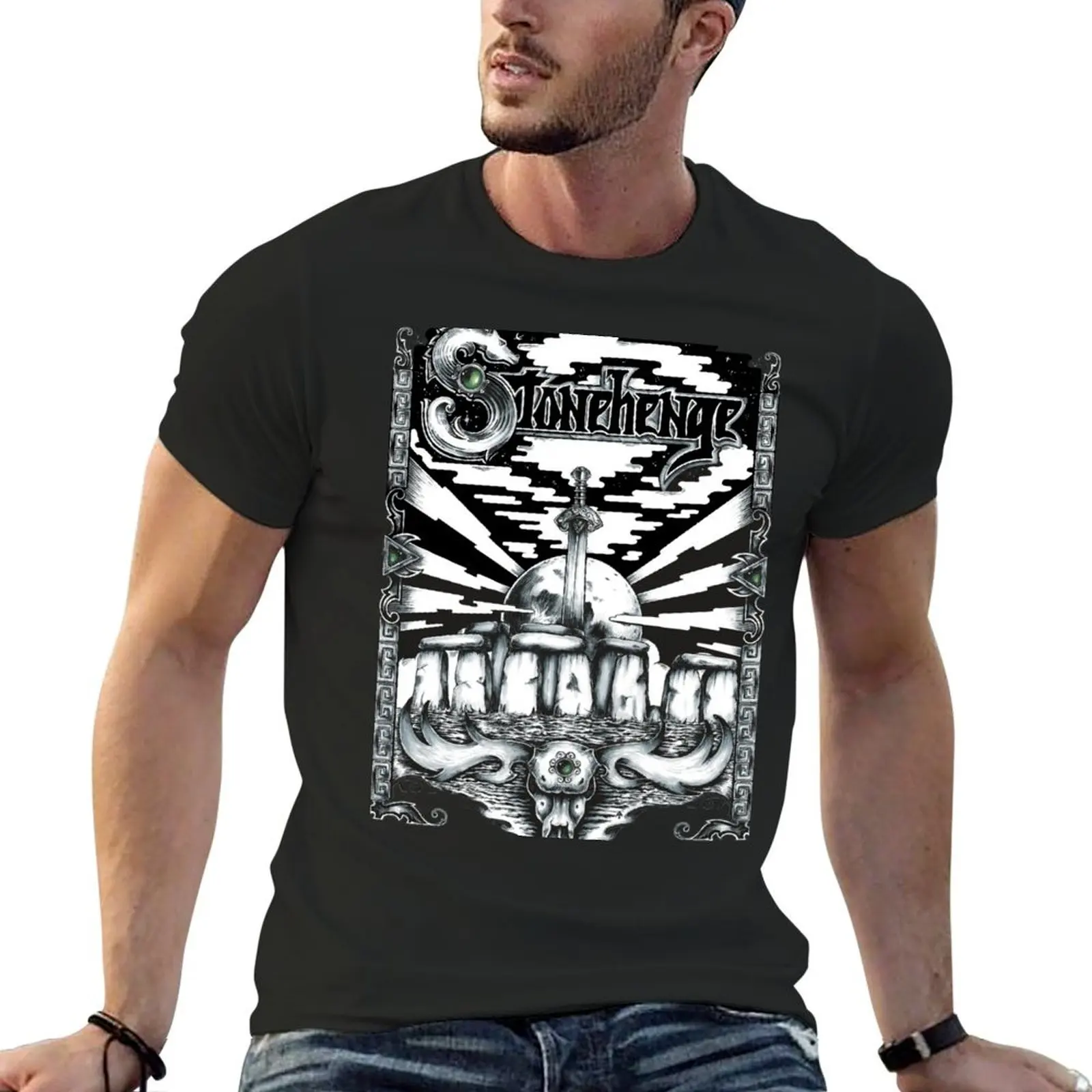 Stonehenge T-Shirt custom t shirt shirts graphic tees anime sweat t shirts for men pack