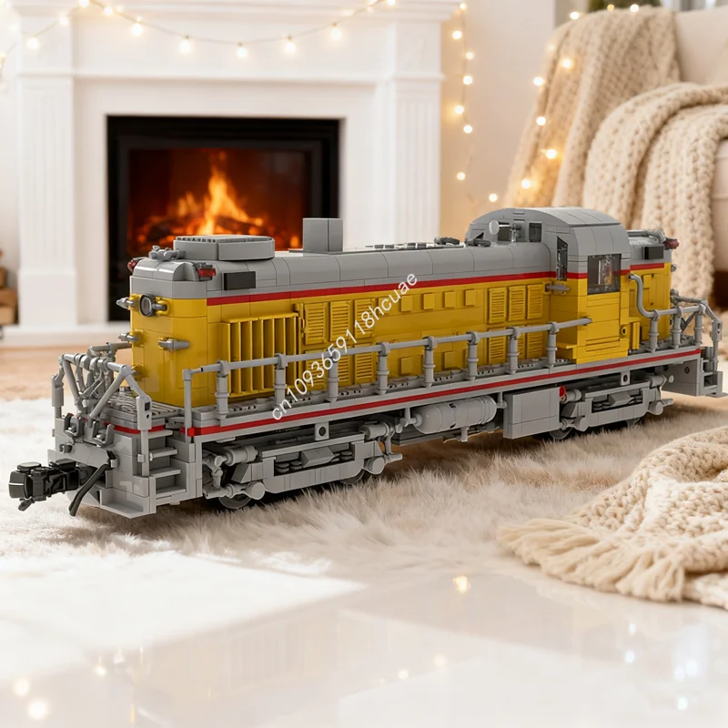 

2272pcs MOC Union Pacific Alco RS 2 1 Trained Model Building Blocks Construction Assemble DIY Christmas Gifts Creative Toy Idea