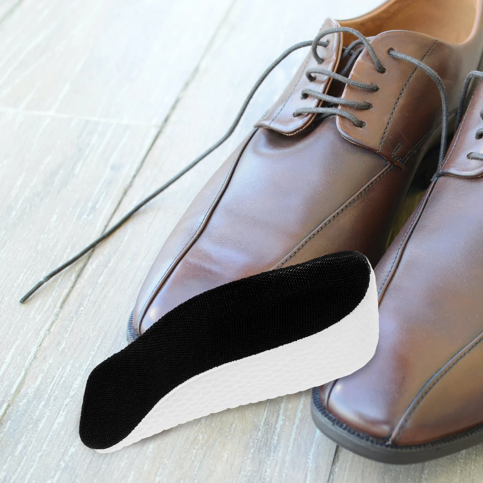 

Height Increase Insoles Black 35mm Invisible Boost Heel Lifts Shock Absorbing Comfortable Foot Pads for Men Women Shoes