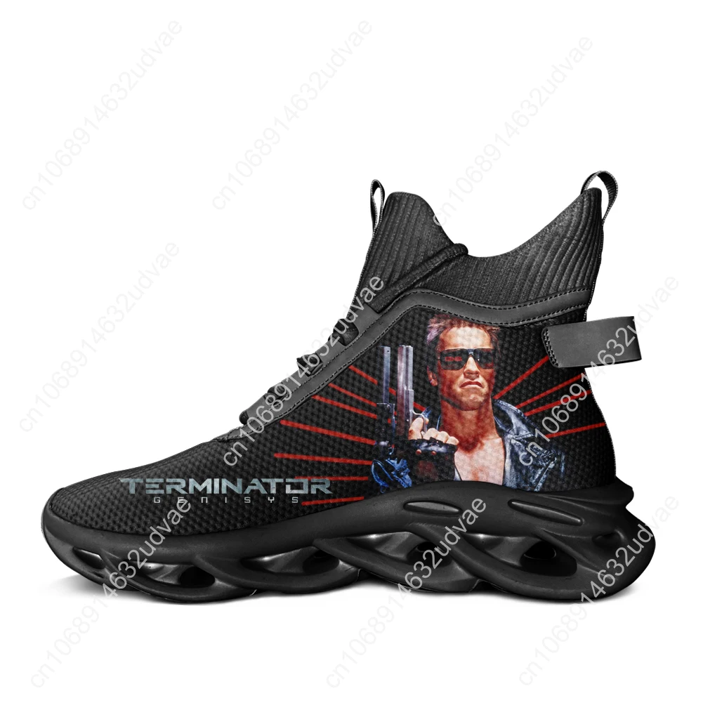 

The Terminator High Top Flats Sneakers Mens Womens Sports Running High Quality Shoes Sneaker Lace Up Mesh Footwear Custom Shoe