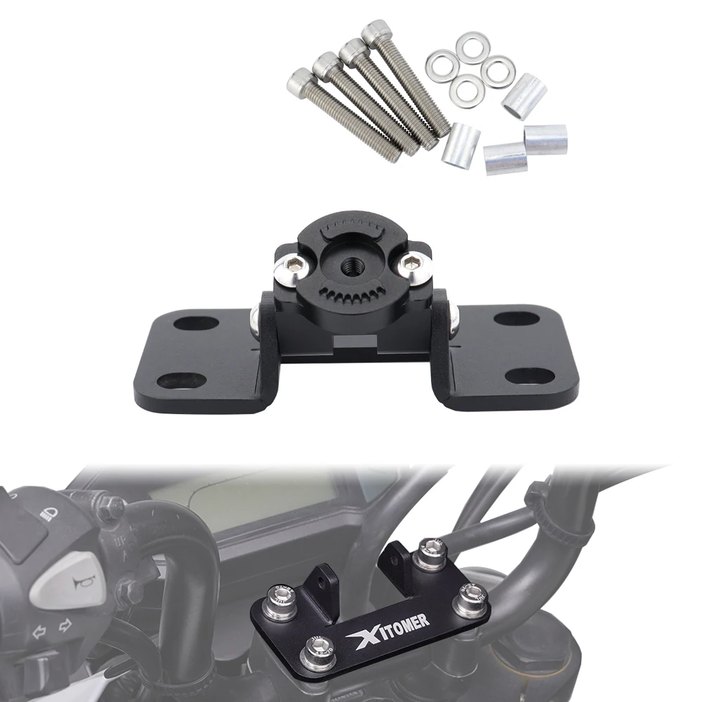 

Phone Adapter Holder Support Mount For Honda Grom 125 MSX125 / ABS 2013-2021 Motorcycle Aluminum GPS Navigation Plate Bracket
