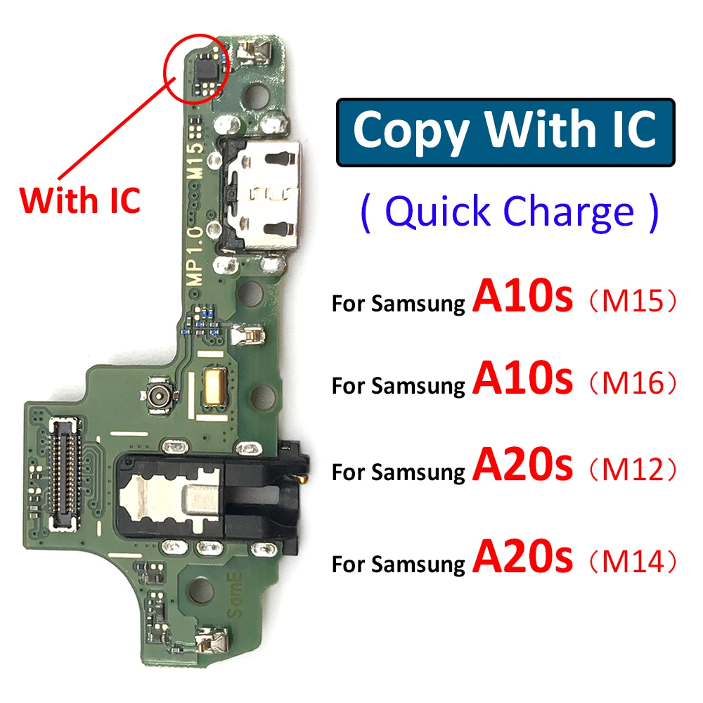 

New USB Charging Port Microphone Dock Connector Board Flex Cable For Samsung A10s A107 A107F A20s A207 A207F Repair Parts