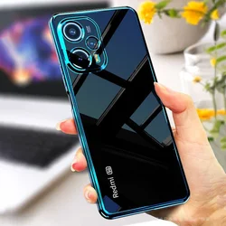 Funda de teléfono galvanizada para Redmi Note 13 Pro +, lente todo incluido, carcasa de silicona suave para Note 13 13 Pro Plus, cubierta protectora