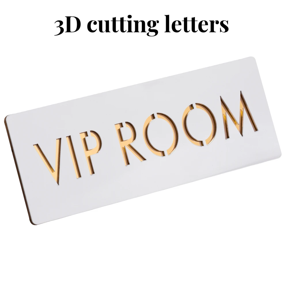 Modern Acrylic House Number Door Plates Shop Signboard Customized Letter Family Name for Cafe Apartment Villa Home Hotel Mailbox