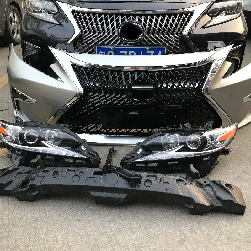 Suitable for  2013-2014 ES250 ES300 old model updated with new model upgraded 15-17 bumper center grille headlight