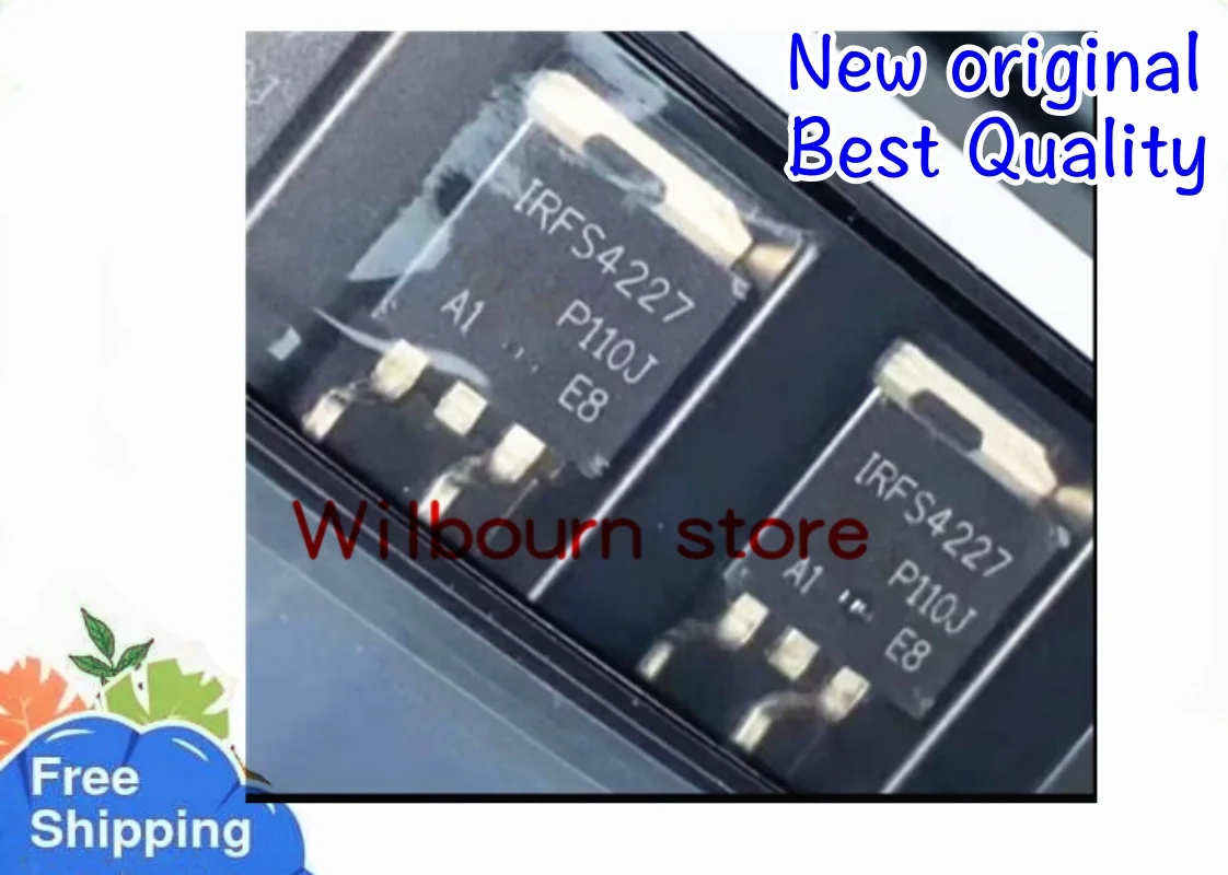 5PCS-20PCS IRFS4227 IRFS4227PBF IRFS4227TRLPBF TO-263 130A 200V MOS FET  New original