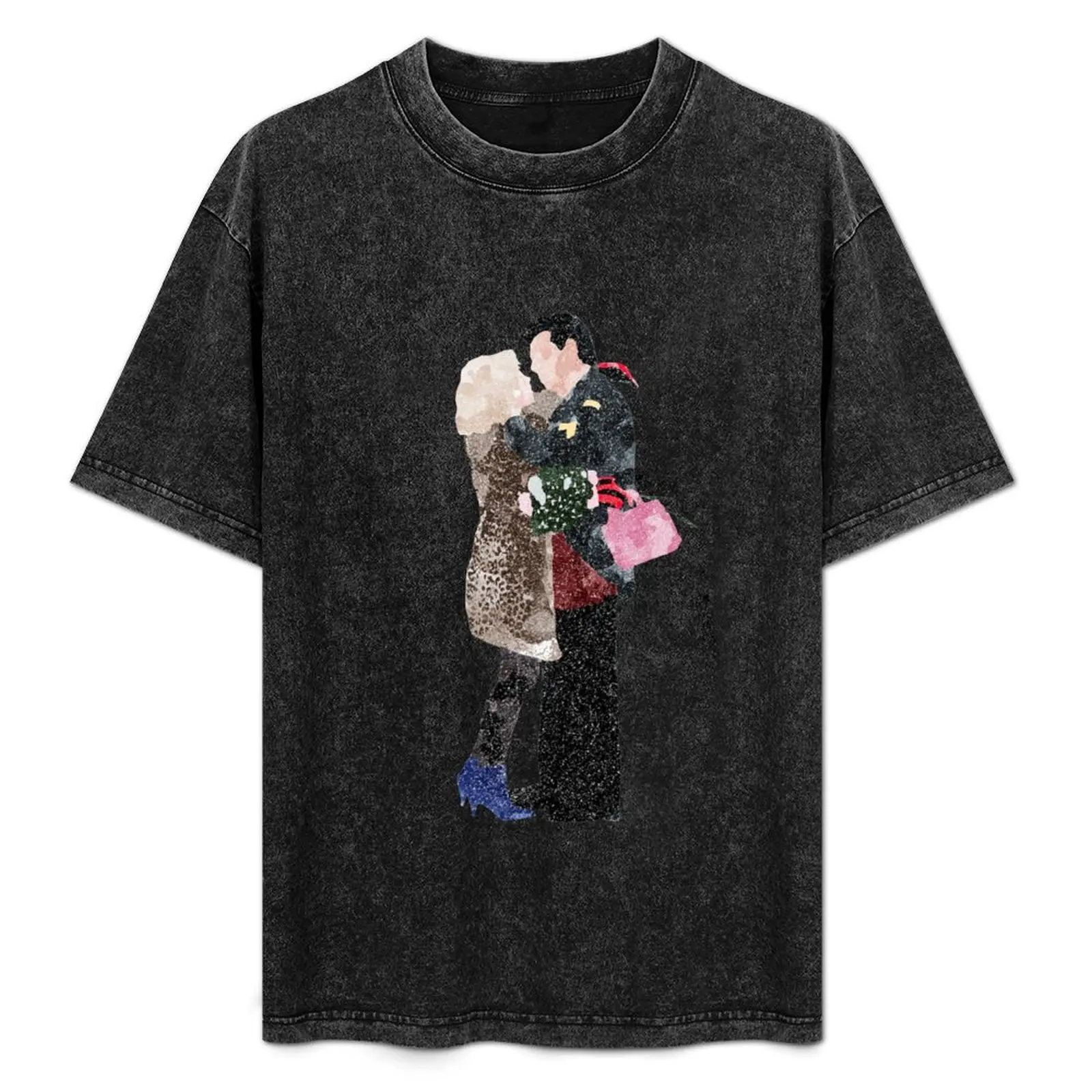 

True Romance Wedding Watercolour with transparency T-Shirt Street Style Casual Tee Shirt