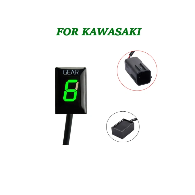 Kawasaki Z750 motorcycle gear indicator Z-750 Z1000 Z-1000 2007 2008 2009 Ecu plug accessories Digital speed meter,