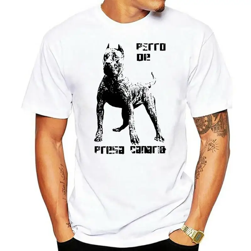 Perro De Presa Canario - grey t shirt top tee dog design - mens sizes