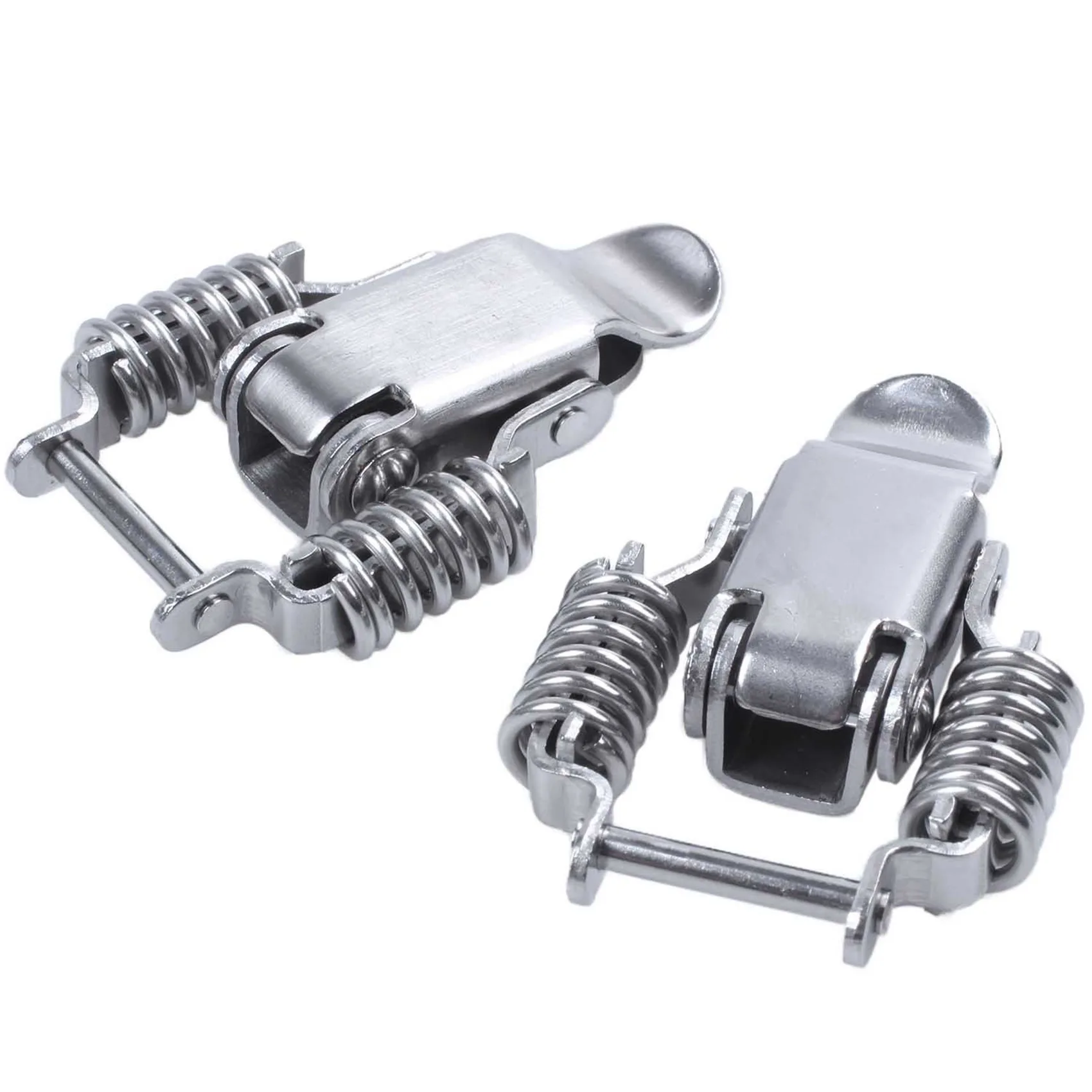 MOPHE-4X Toolbox Draw Compression Spring Toggle Latch Catch Clamp Silver