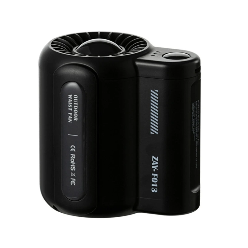 M2ee hängende Taille Lüfter tragbare Außen kühlung usbre aufladbare Taille Lüfter großen Wind