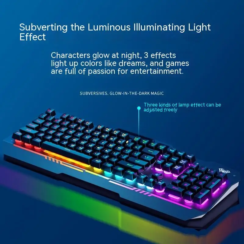 Aula/f3010 Mechanical Feel Keyboard Gaming Esports Peripherals Desktop Computer Laptop Dedicated Wired Keyboard Boy Desktop Gift