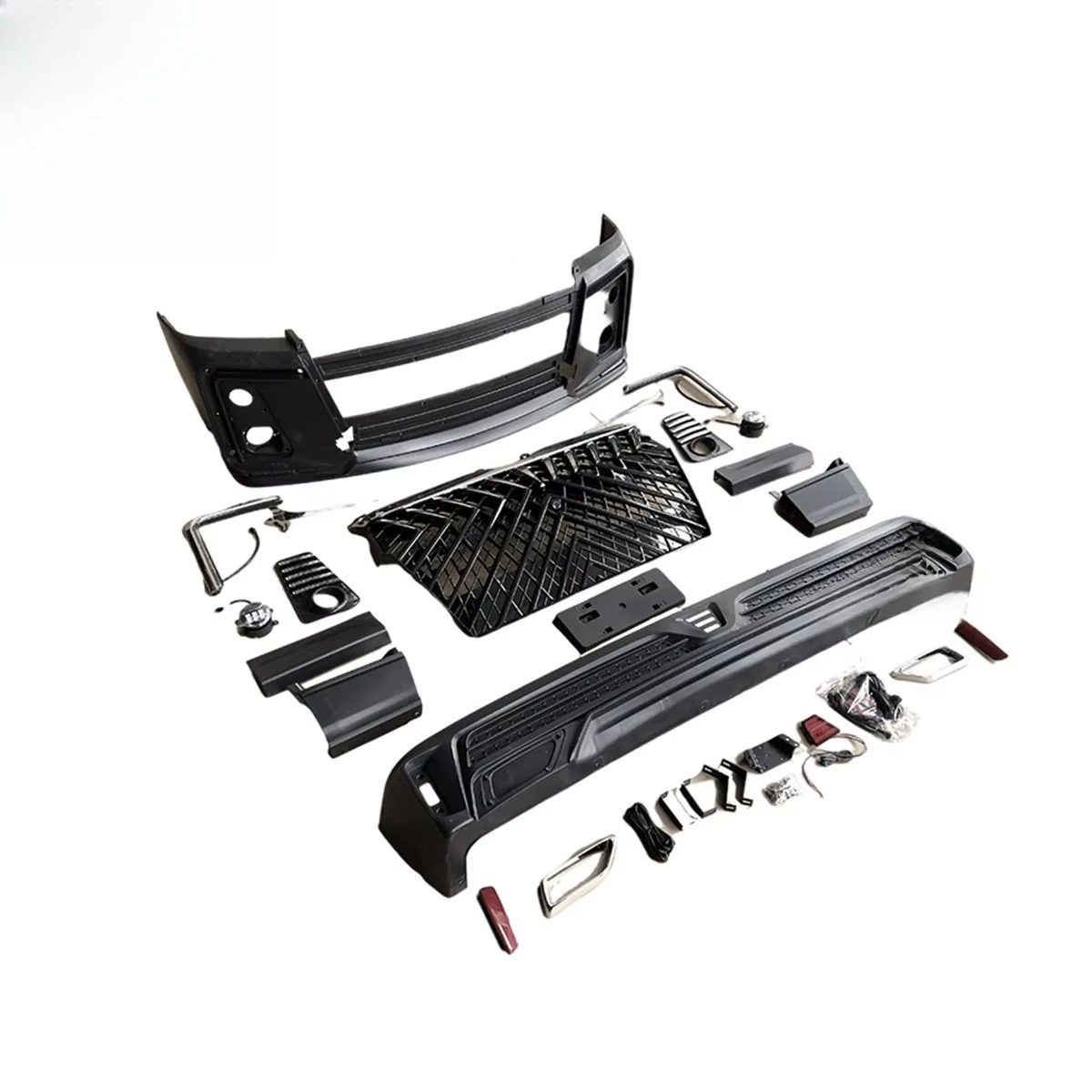 

Car Bodykit for Hiace 2009- 2018 Upgrade for Alphard Style Kits Front and Rear Bumper