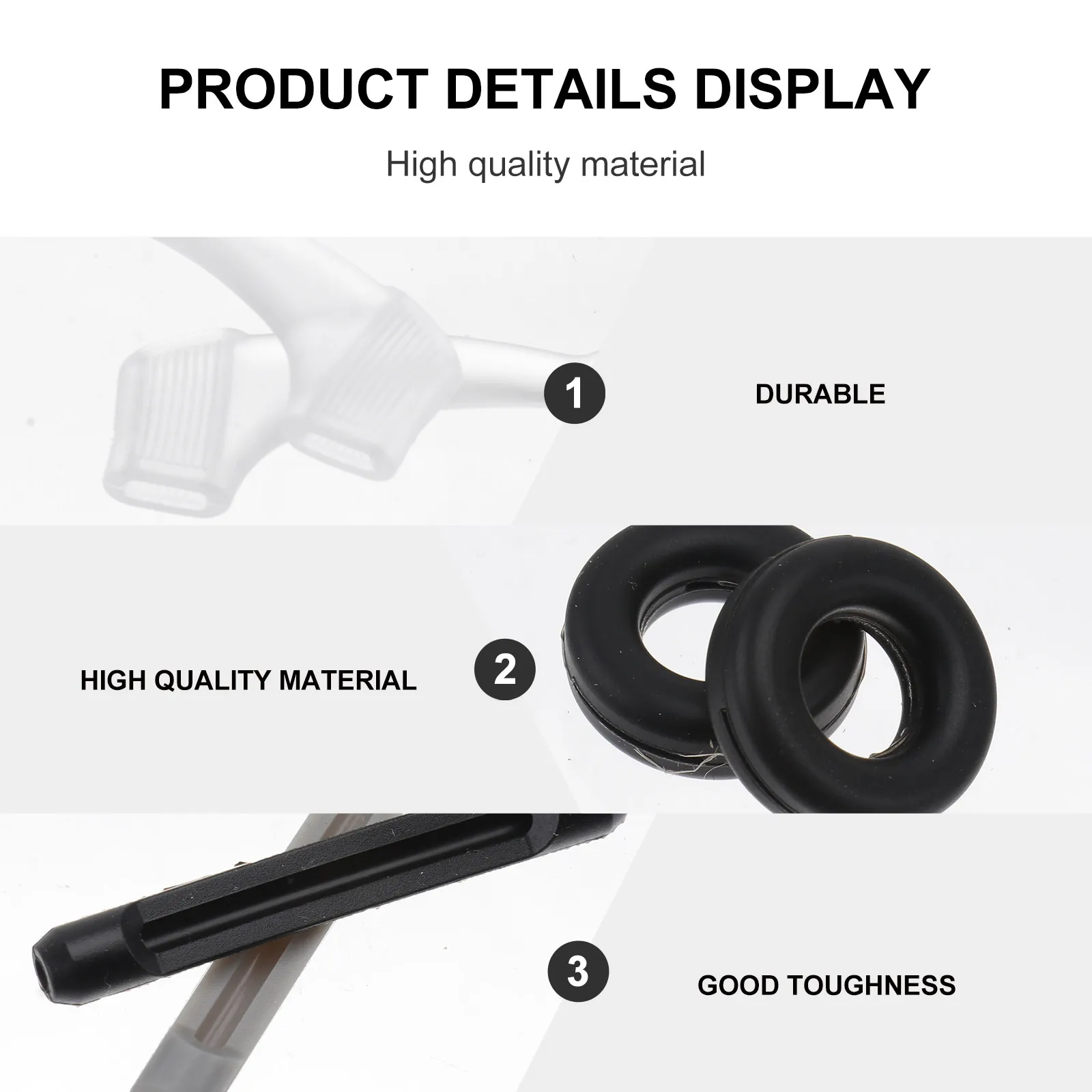 1Set Glasses Leg Cover Silicone Anti-Skid Temple Sleeve for Myopia Glasses Sports Outdoor Eyewear Frame Fixing