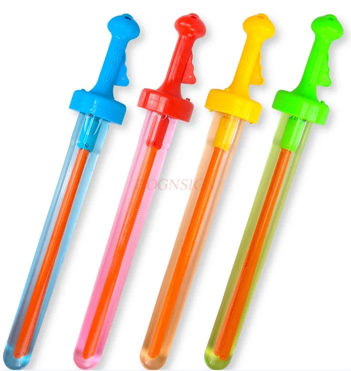 Light Bubble Sword New Bubble Machine Blowing Bubble Western Sword Stick Children's Toy Handheld Water Supplement