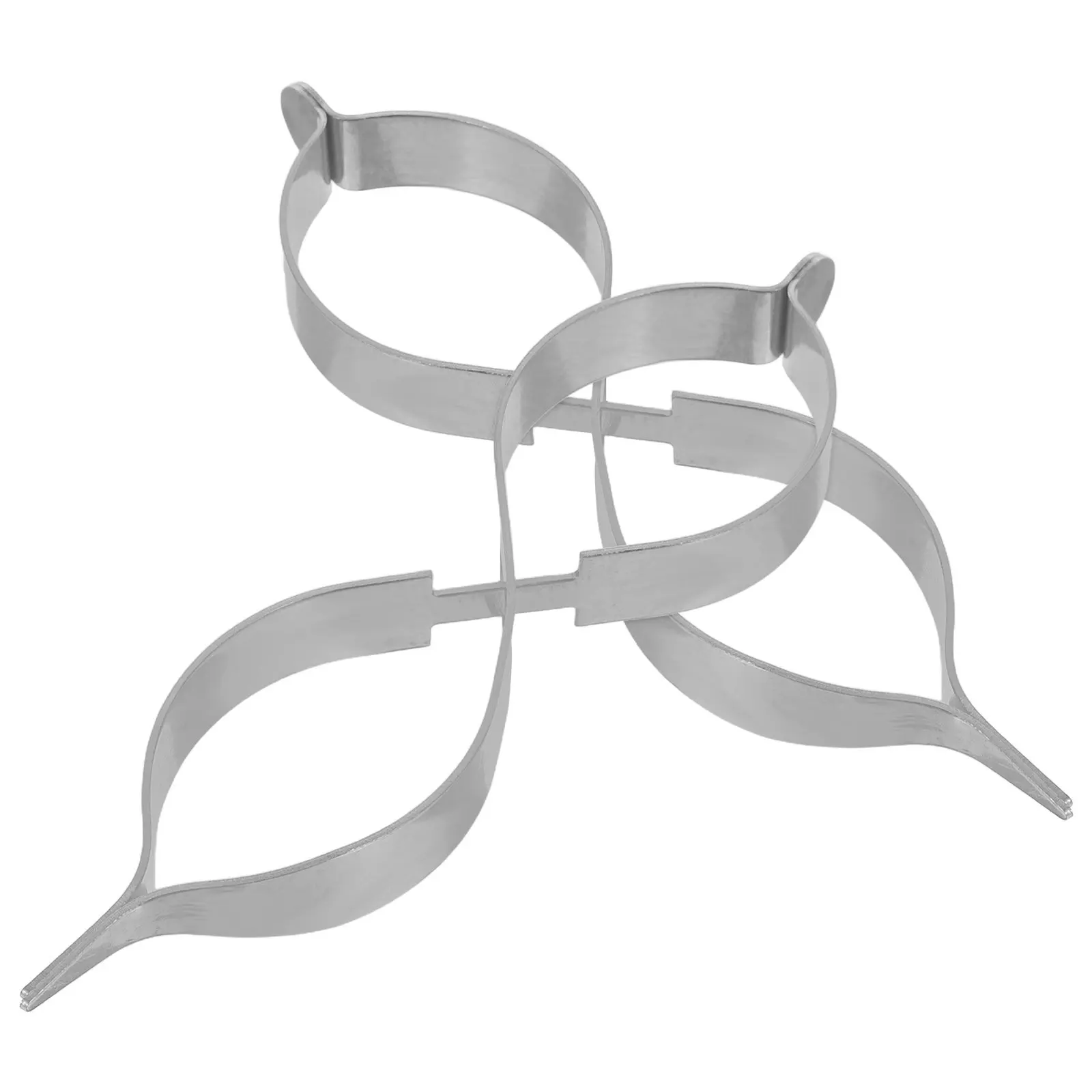 2Pcs Jewelry Clamps for Jewelry Making Stainless Steel Reverse Action Tweezers Gourd Shaped Cross Locking Craft Tools Precision