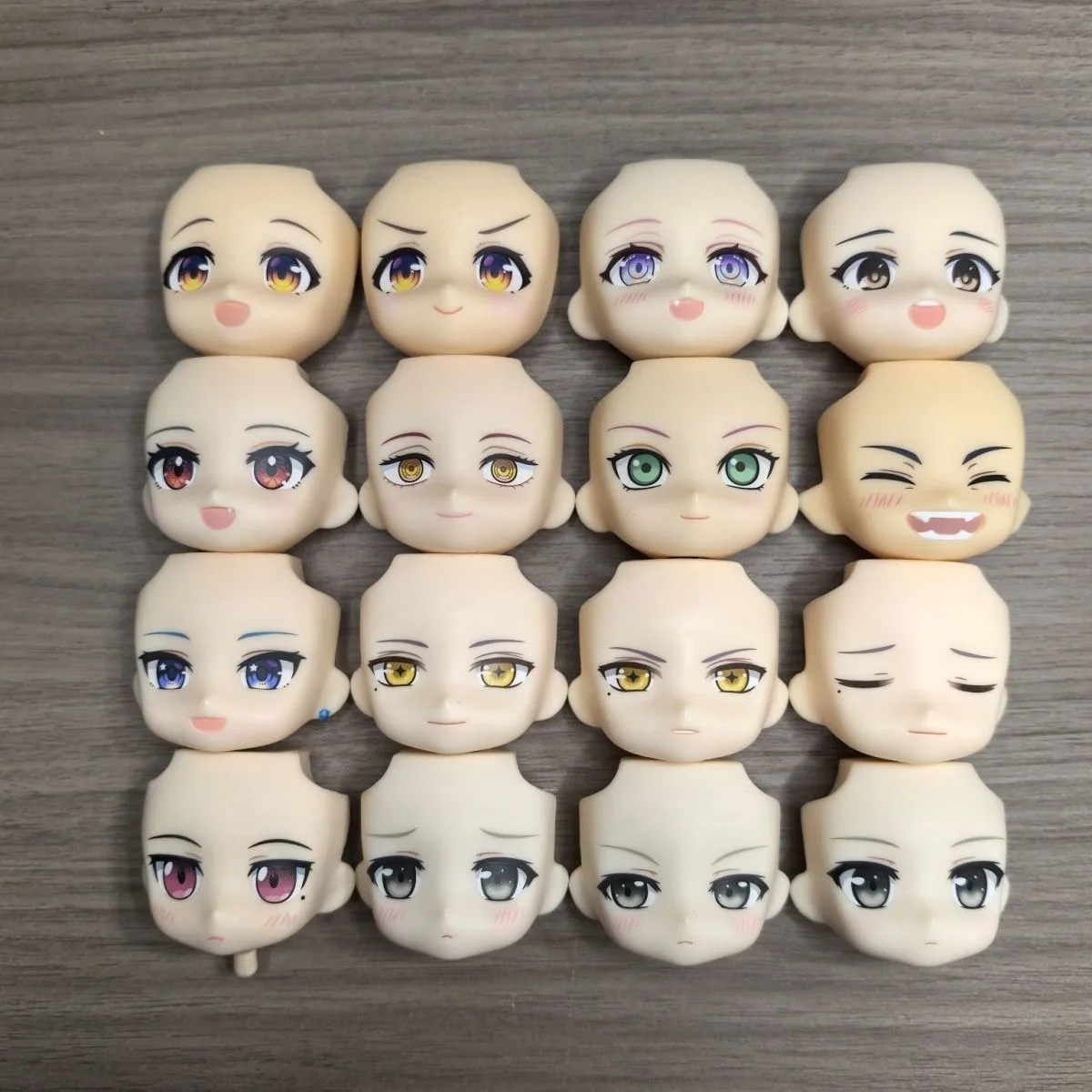 Chunriyeqiong GSC Clay Man OB11 ตุ๊กตา Universal เปลี่ยน Face Expression ตุ๊กตาอุปกรณ์เสริม