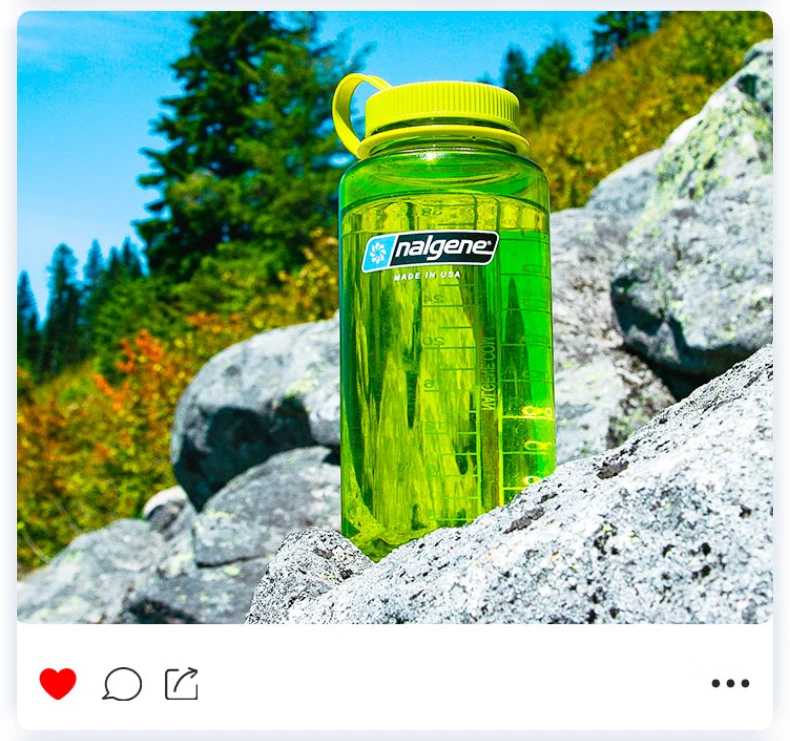 Nalgene 500ml 1L Wasserflasche mit breiter Öffnung, stoßfest, auslaufsicher, für Wandern, Camping, Radfahren, Schule, Reisen, Outdoor-Sport – Detail 18