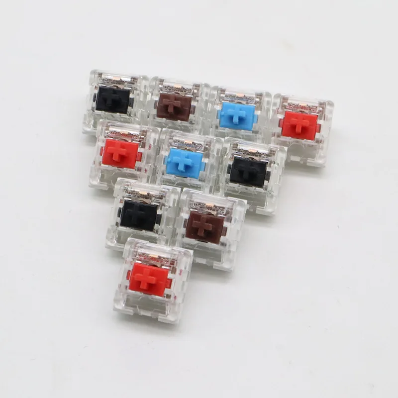 Paragraph Linear Universal Axis Body 3pin 3-Foot Diy Customization  Axis Red Axis Tea Axis Black Axis For Mechanical Keyboard