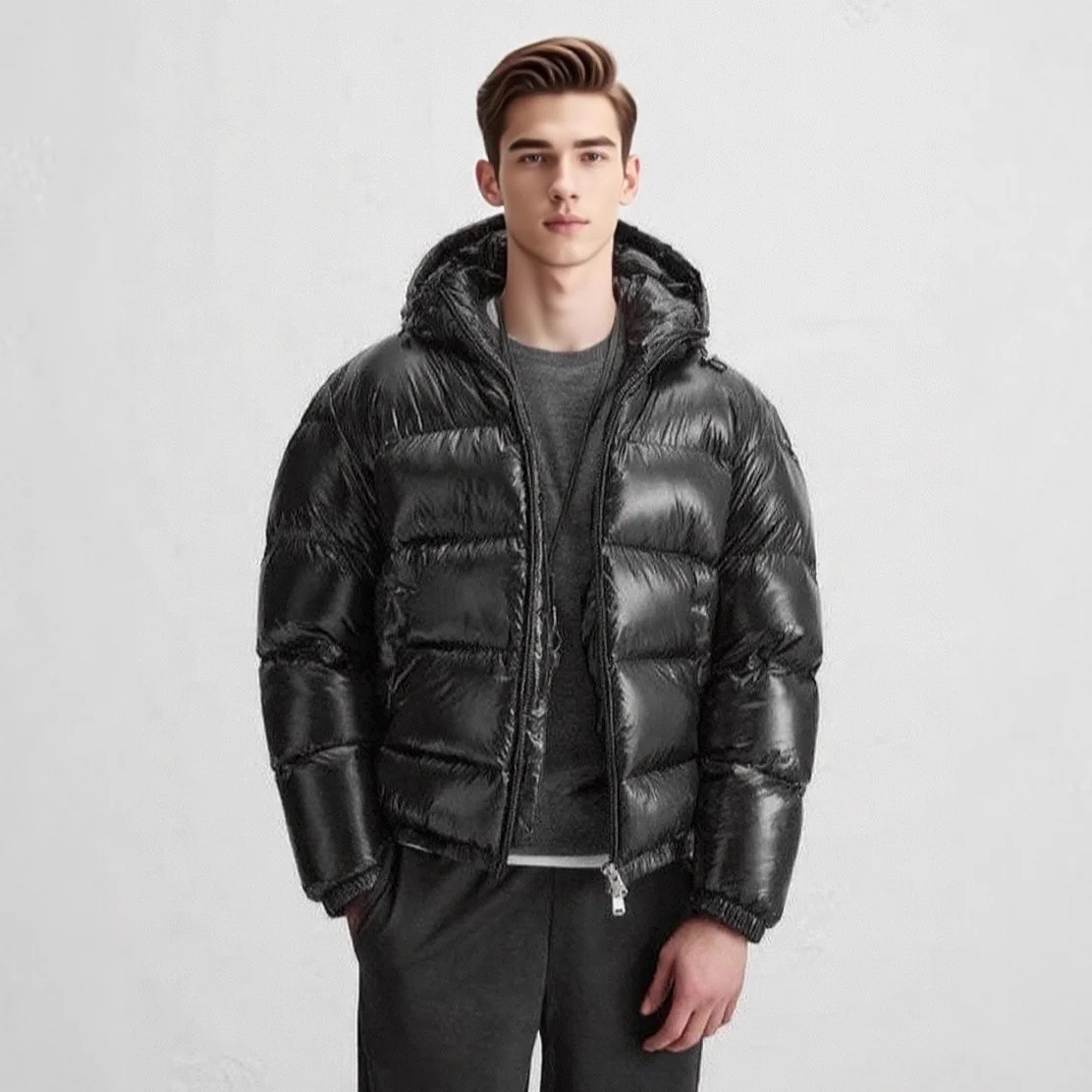 

Мужская осенне-зимняя хлопковая куртка с капюшоном, теплая, утепленная, повседневная, свободного кроя, из полиэфирного волокна, с наполнителем из не требующего глажки хлопка