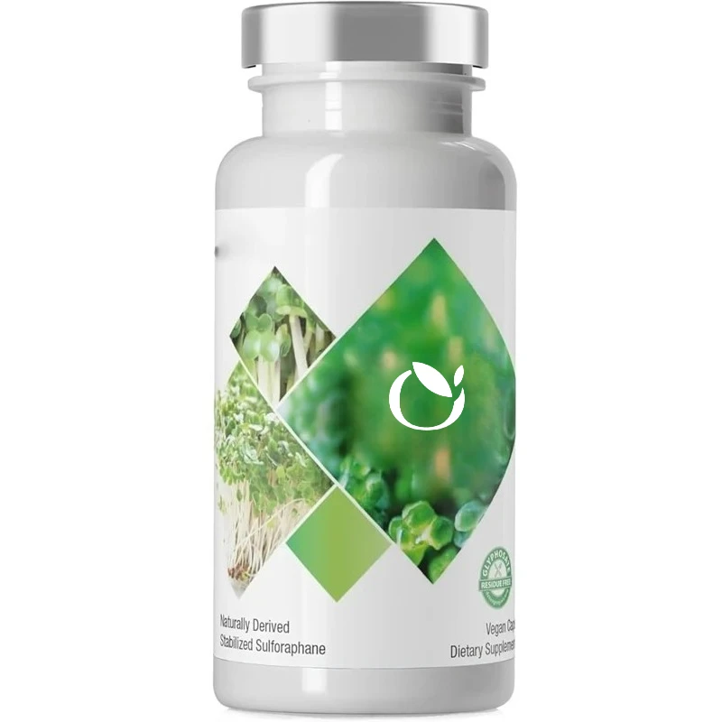 Broccoli Supplement, Containing Stable Sulfate Extract | Zero Glyphosate Residue | 60 Vegetable Capsules