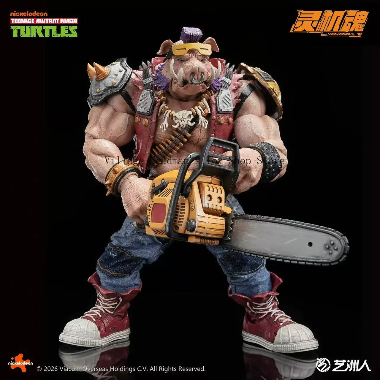 In Stock Soul Spirit Teenage Mutant Ninja Turtles Bebop & Rocksteady Action Figure Model Trendy Toys Gift  Collectibles - view 2