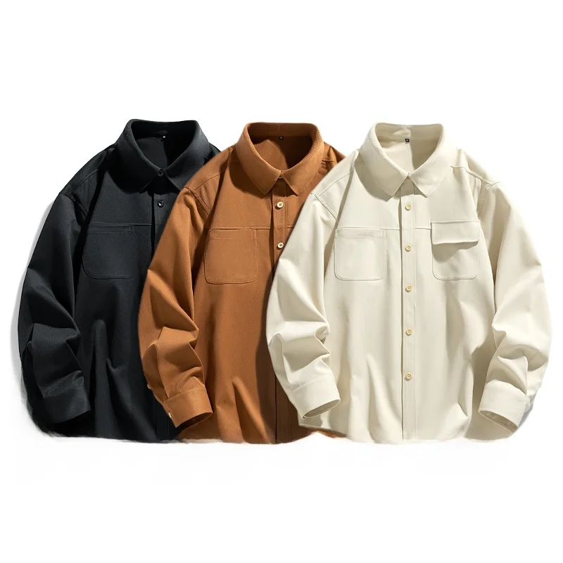 

Men's Long Sve irt oulder Drop Cotton Simulation C2452K Casual Sle Polyester Fiber ex Breathable Comfortable