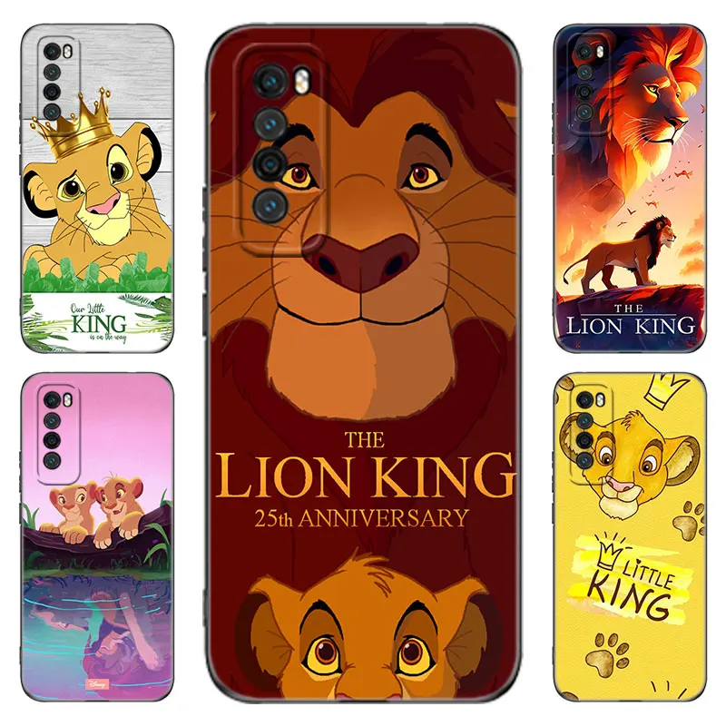 Черный силиконовый чехол для телефона Lion King Simba для Huawei Nova 5 7 10 Pro 6 9 SE Y70 Plus 4 5i 7i 8i Honor Y5P Y6P Y6S Y7A Y7P Y8P