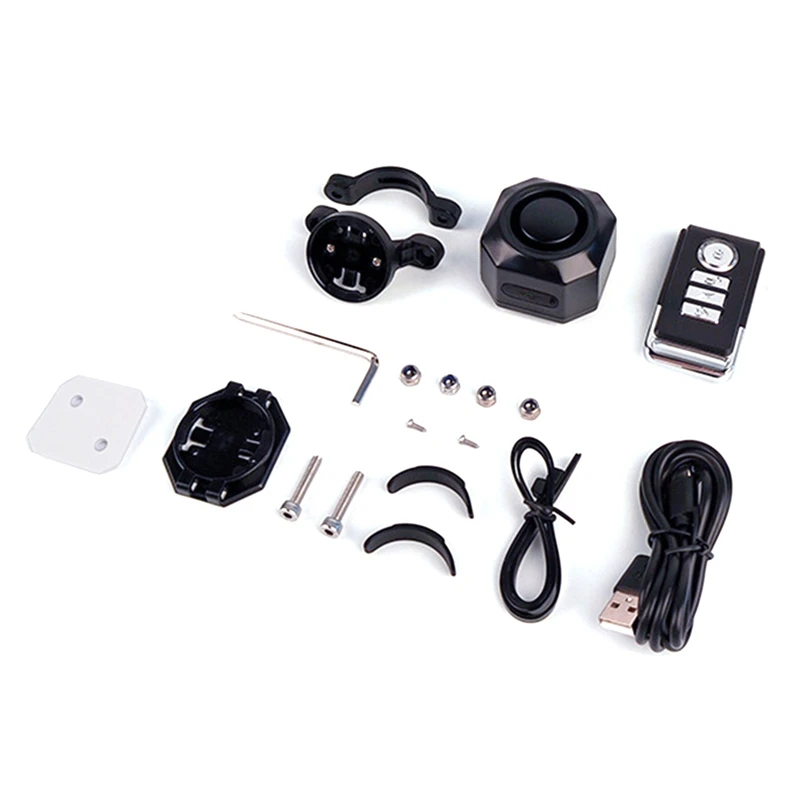

N15R-Bicycle Alarm System Rechargeable, Anti-Theft Accessories,Vehicle Theft With Remote Control,Bicycle Lock