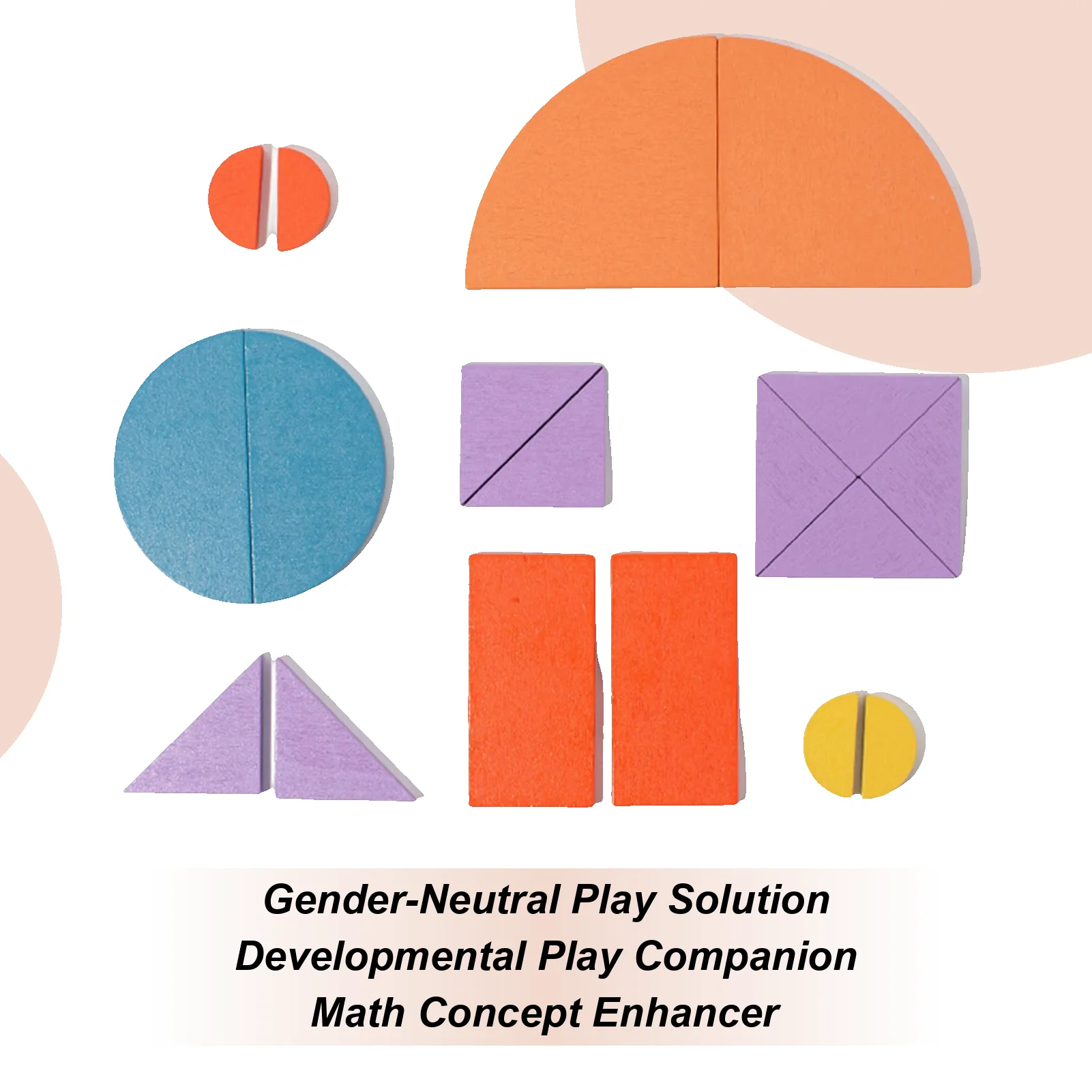 Wooden Pattern Blocks Brain Teaser Shape Smart Sticks Learning Activities For Kids Boys Girls Travel Bedroom Homeschool