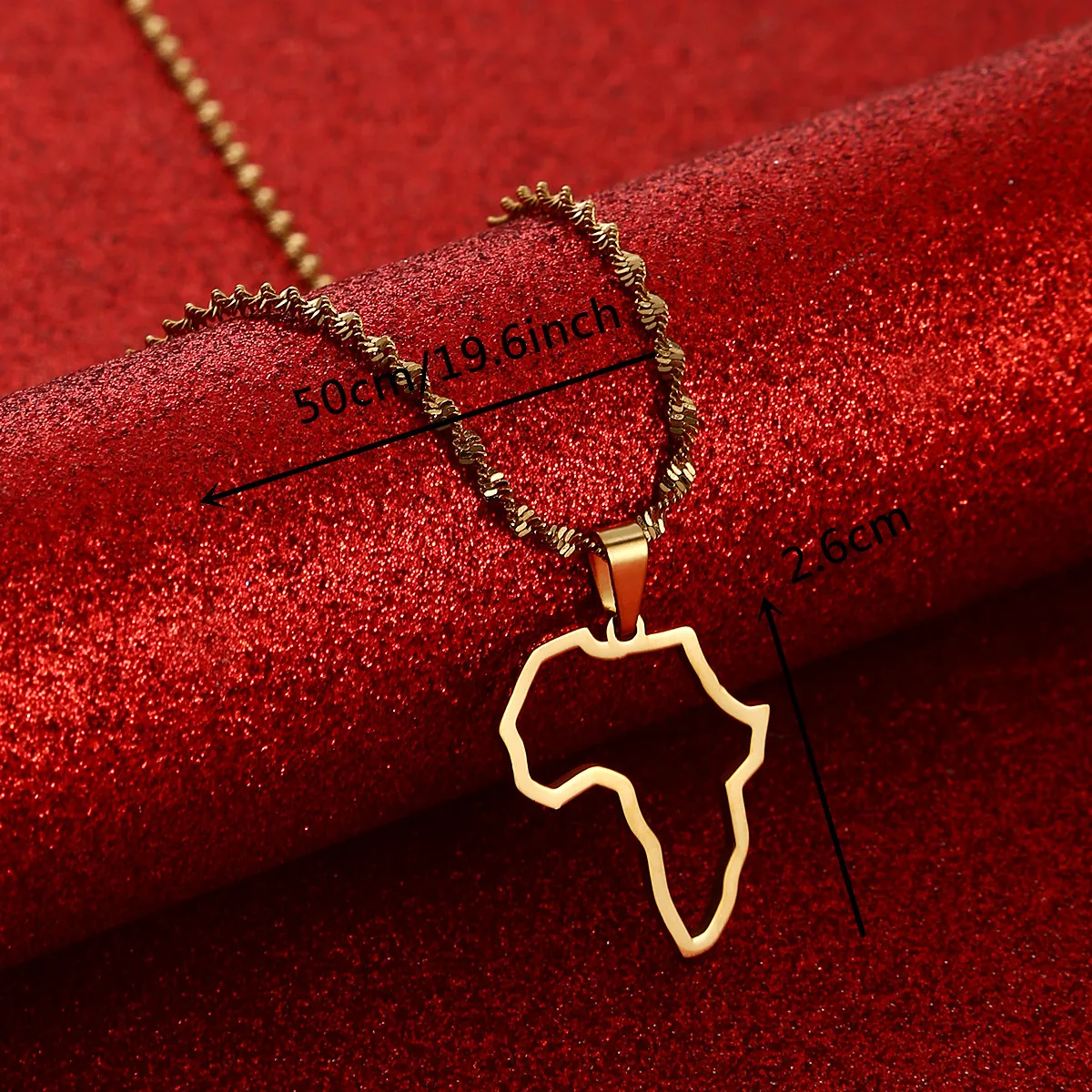 Africa Map Pendant Necklace Ghana Nigeria Congo Sudan Somalia Uganda Zimbabwe Zambia Liberia Jewelry